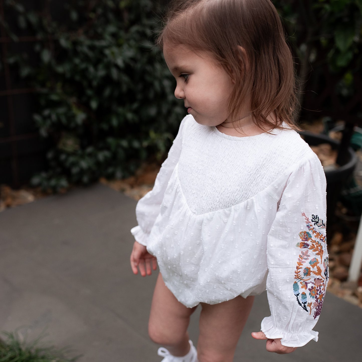 Darcie Playsuit White