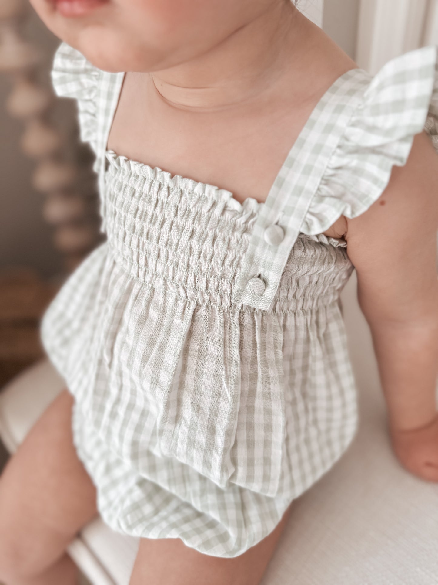 Edie Playsuit Gingham