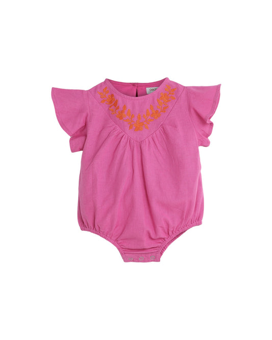 Finley Onesie Phlox Pink