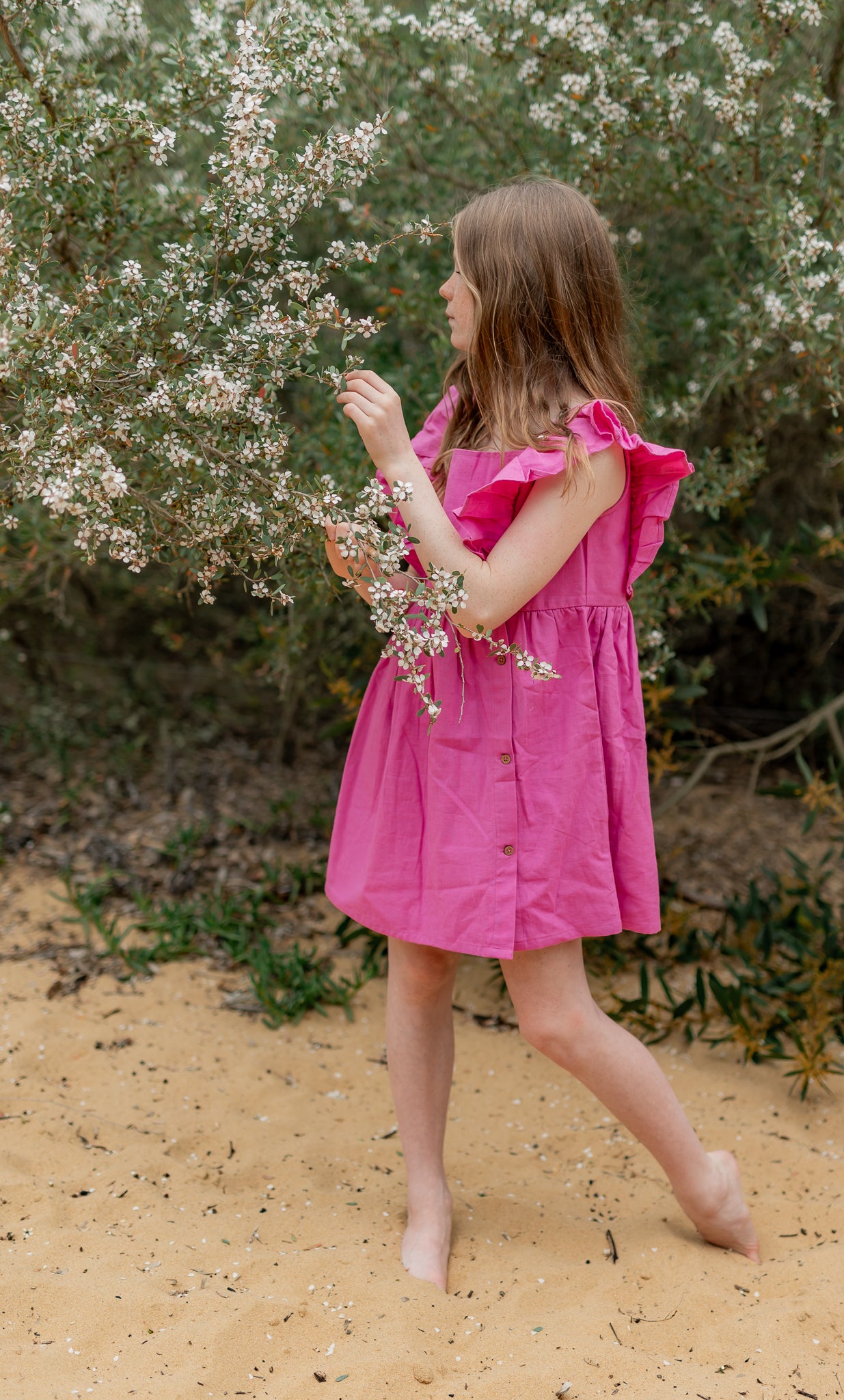 Atashi Dress Phlox Pink