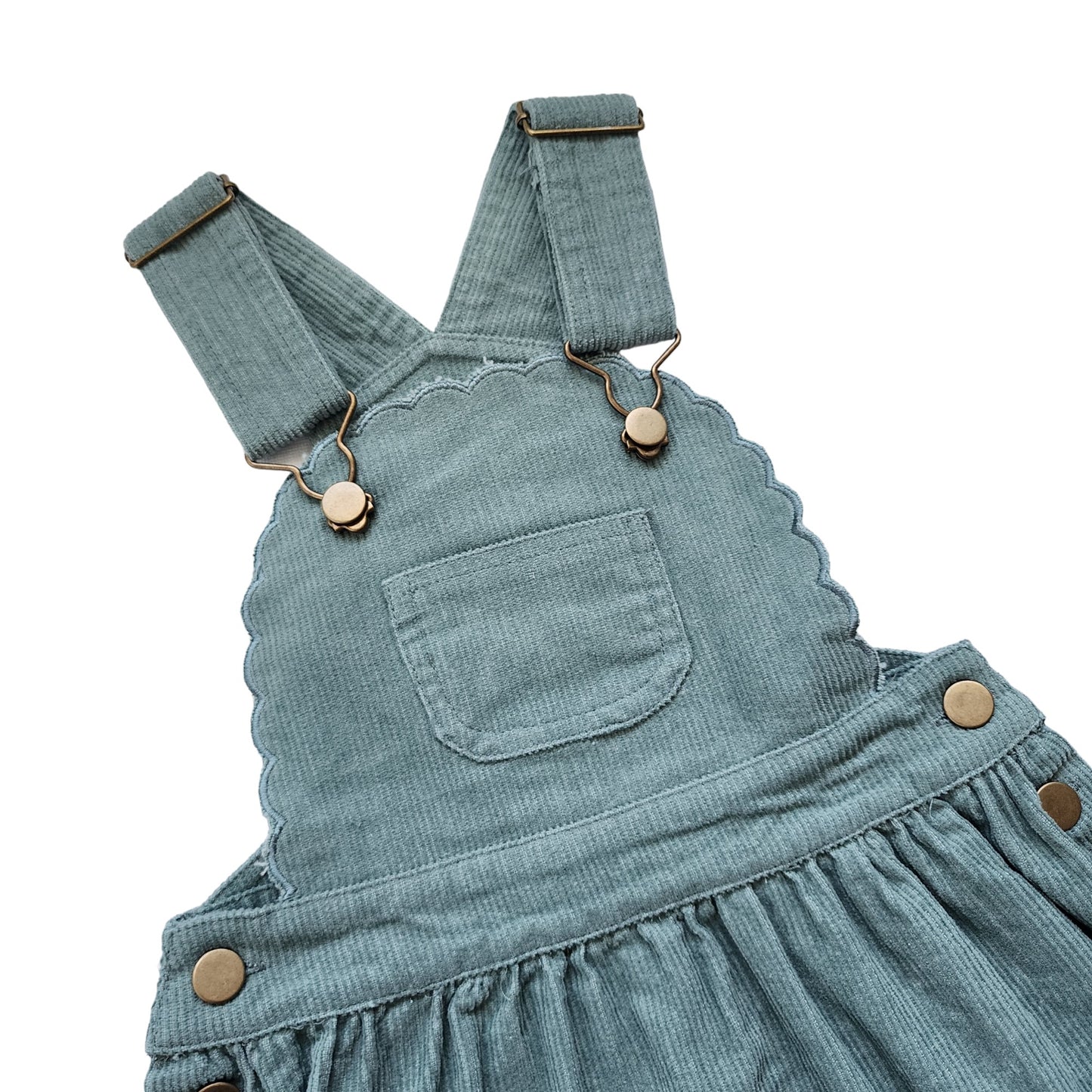 Cleo Pinafore Sea Green