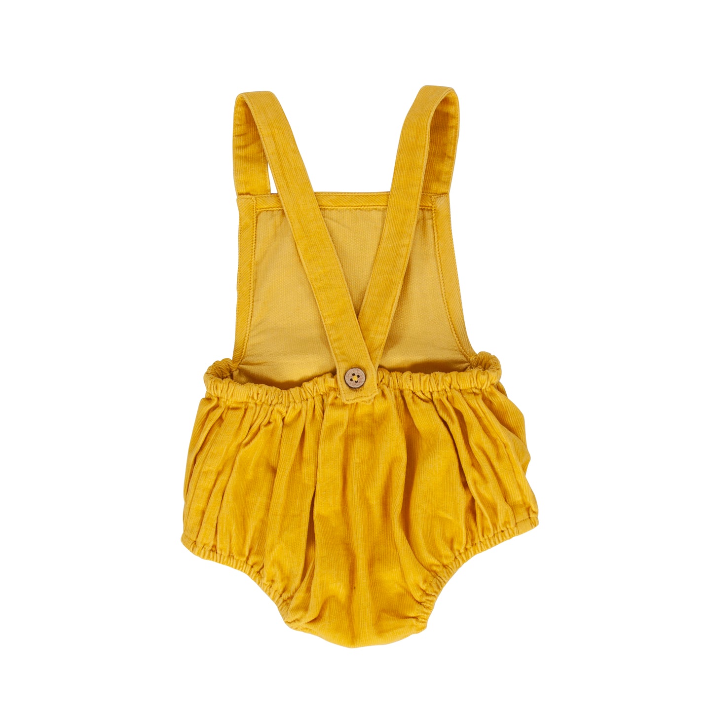 Peg Cord Romper Spicy Mustard